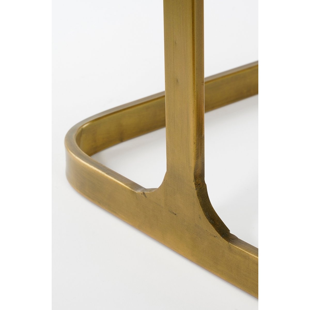 KantoormeubelenPlus Kevin Bijzettafel - Set van 2 - L48 x B37 x H52 cm - Metaal - Goud