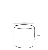 KantoormeubelenPlus Atlantic Mand voor Planten - H18 x Ø18 cm - Zeegras - Lichtbruin