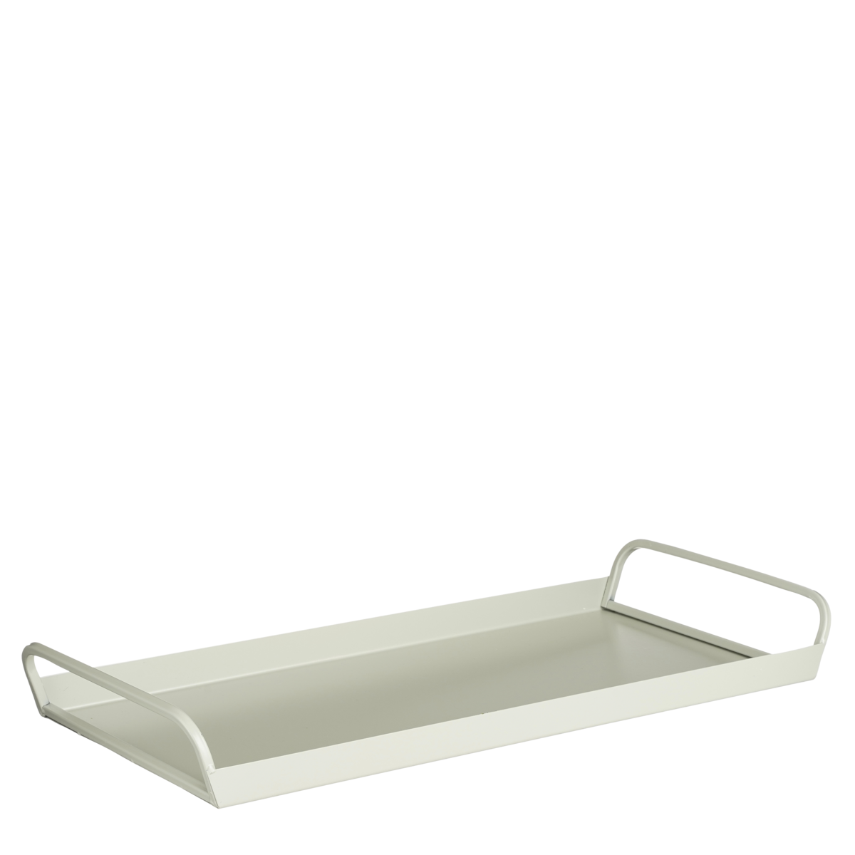 KantoormeubelenPlus Nuri Dienblad - L60 x B28 x H7 cm - Metaal - Grijs