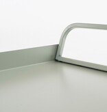 KantoormeubelenPlus Nuri Dienblad - L60 x B28 x H7 cm - Metaal - Grijs