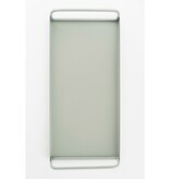 KantoormeubelenPlus Nuri Dienblad - L60 x B28 x H7 cm - Metaal - Grijs