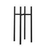 KantoormeubelenPlus Ascot Plantenstandaard XL - L37,5 x B37,5 x H71 cm - Metaal - Zwart