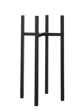KantoormeubelenPlus Ascot Plantenstandaard XL - L37,5 x B37,5 x H71 cm - Metaal - Zwart