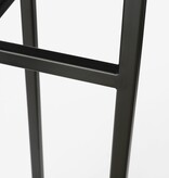 KantoormeubelenPlus Ascot Plantenstandaard XL - L37,5 x B37,5 x H71 cm - Metaal - Zwart