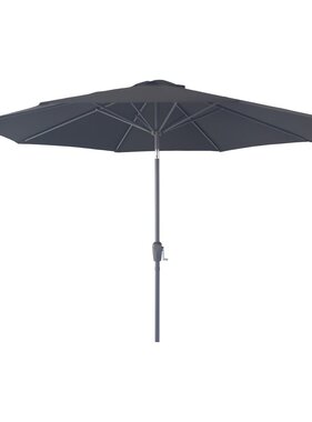 KantoormeubelenPlus Houston Parasol - Parasol met slinger en kanteling, metalen paal, zwart, ø300 cm