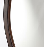 Bosco Wandspiegel - L50 x B69 cm - Mangohout - Donkerbruin