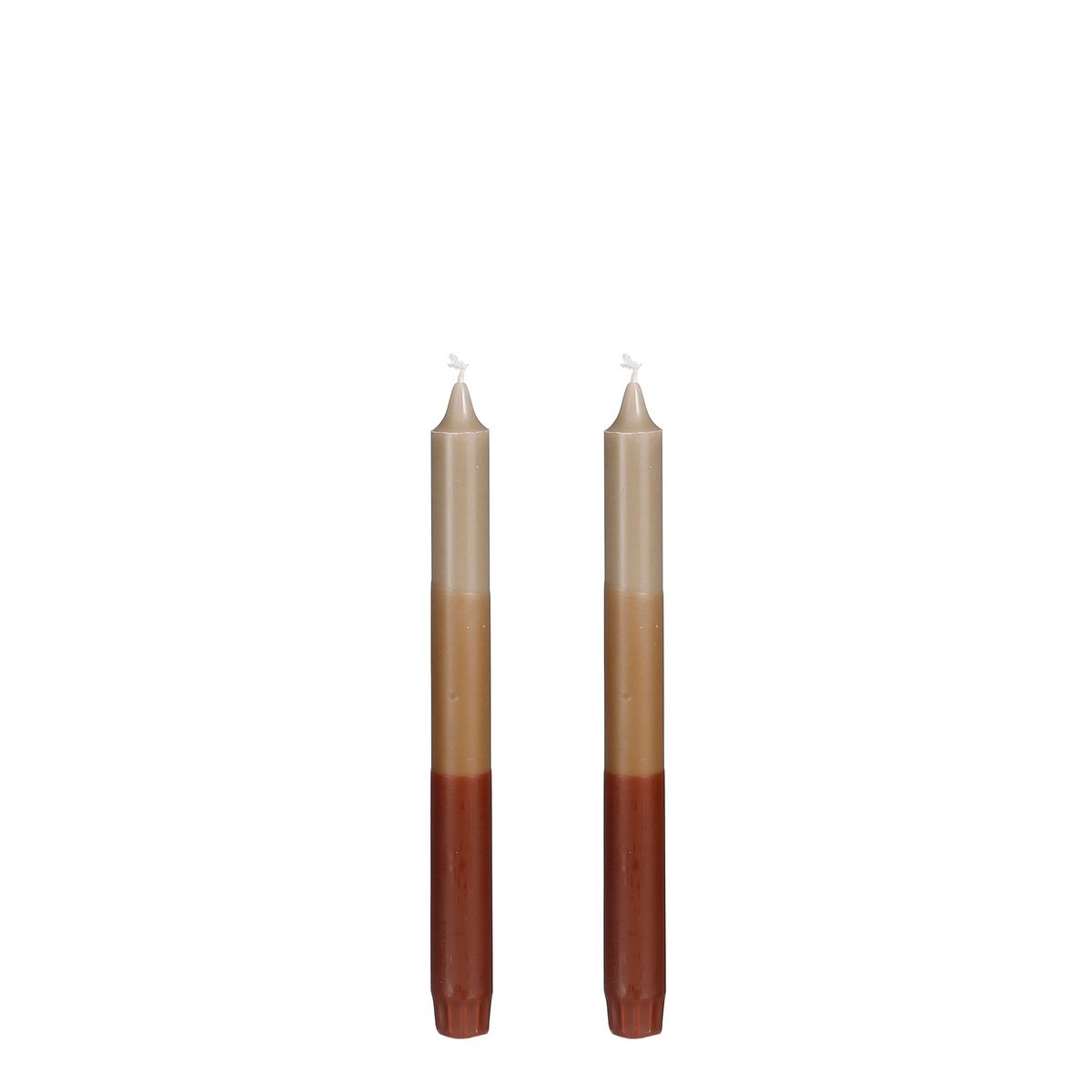 KantoormeubelenPlus Dip-dye Dinerkaars - Set van 2 - H25 cm - Bruin