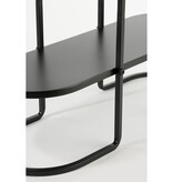 KantoormeubelenPlus Cordoba Plantentafel - L57,5 x B20 x H50 cm - Metaal - Zwart