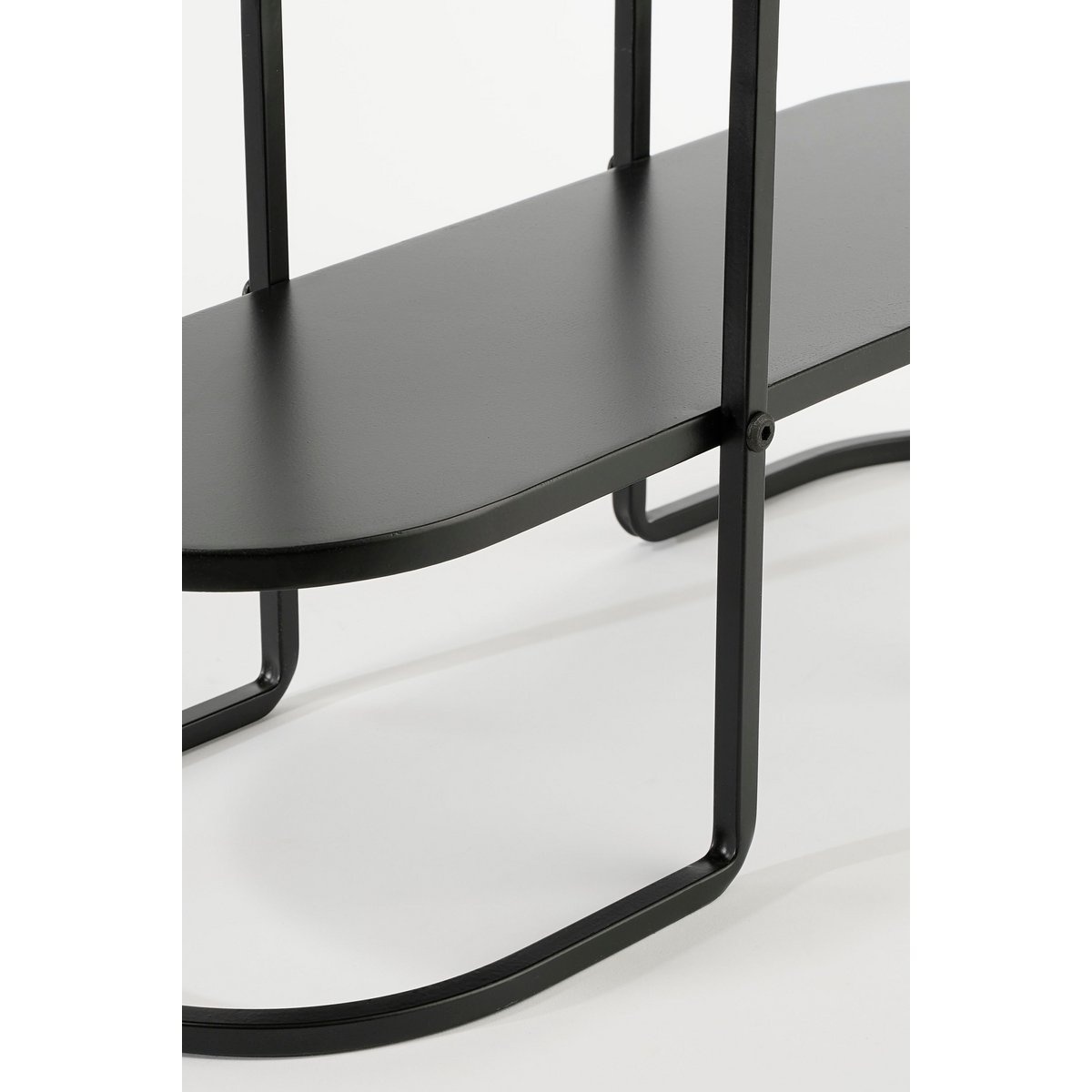 KantoormeubelenPlus Cordoba Plantentafel - L57,5 x B20 x H50 cm - Metaal - Zwart