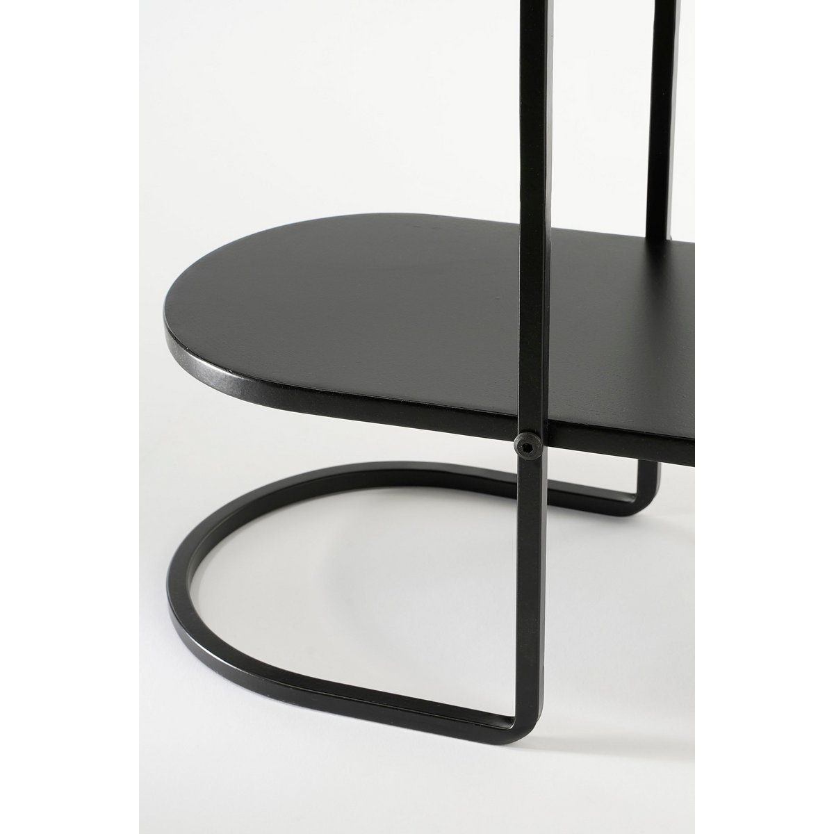 KantoormeubelenPlus Cordoba Plantentafel - L57,5 x B20 x H50 cm - Metaal - Zwart