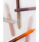 KantoormeubelenPlus Dip-dye Dinerkaars - Set van 2 - H25 cm - Bruin