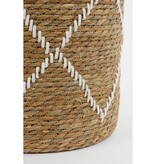KantoormeubelenPlus Opbergmand - Set van 2 - H49 x Ø38 cm - Zeegras - Bruin