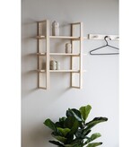 KantoormeubelenPlus Santiago Plank - Plank, paulowniahout, natuur, 48x63 cm