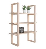 KantoormeubelenPlus Santiago Plank - Plank, paulowniahout, natuur, 48x63 cm