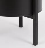 KantoormeubelenPlus Jessy Bloempot op Standaard - Set van 3 - H35 x Ø27 cm - Metaal - Zwart