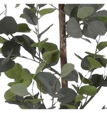 KantoormeubelenPlus Eucalyptus Kunstplant in Bloempot - H150 x Ø30 cm - Groen 