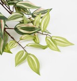 KantoormeubelenPlus Tradescantia Kunst Hangplant in Bloempot Stan - H45 x Ø25 cm - Groen