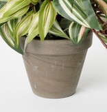 KantoormeubelenPlus Tradescantia Kunst Hangplant in Bloempot Stan - H45 x Ø25 cm - Groen