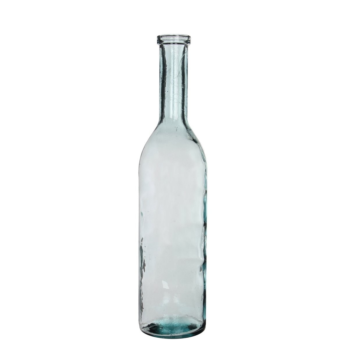 KantoormeubelenPlus Rioja Fles Vaas - H75 x Ø18 cm - Gerecycled Glas - Transparant