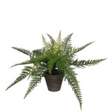 KantoormeubelenPlus Varen Kunstplant in Bloempot Stan - H38 x Ø50 cm - Groen
