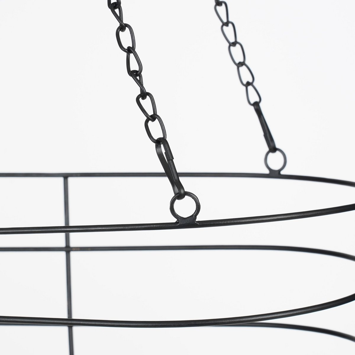KantoormeubelenPlus Callee Hangende Mand voor Planten - L42,5 x B21 x H76 cm - Metaal - Zwart