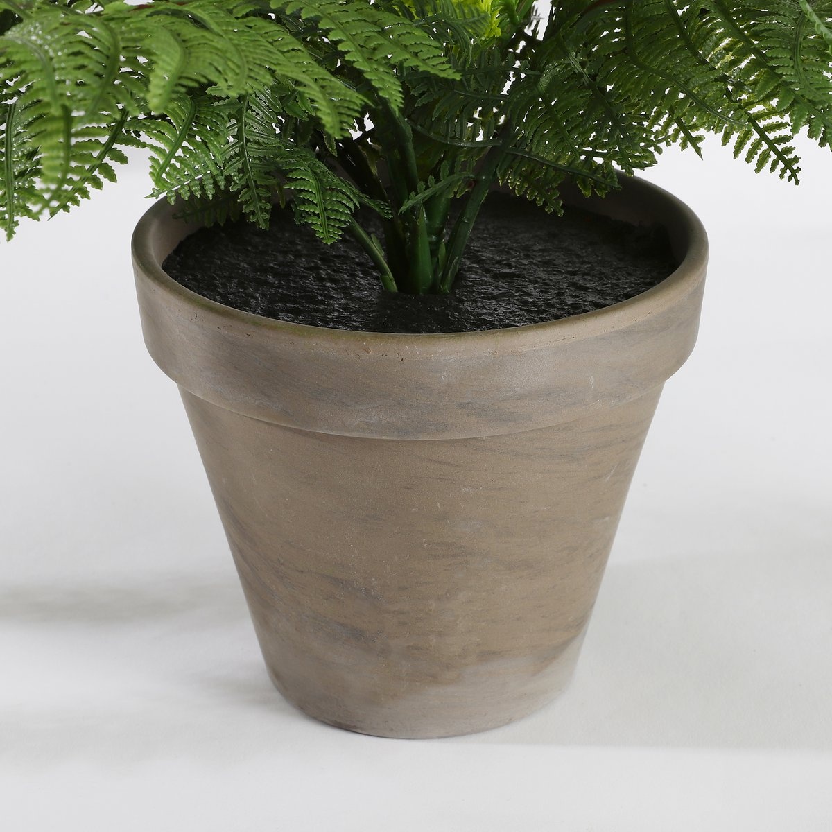 KantoormeubelenPlus Varen Kunstplant in Bloempot Stan - H38 x Ø50 cm - Groen