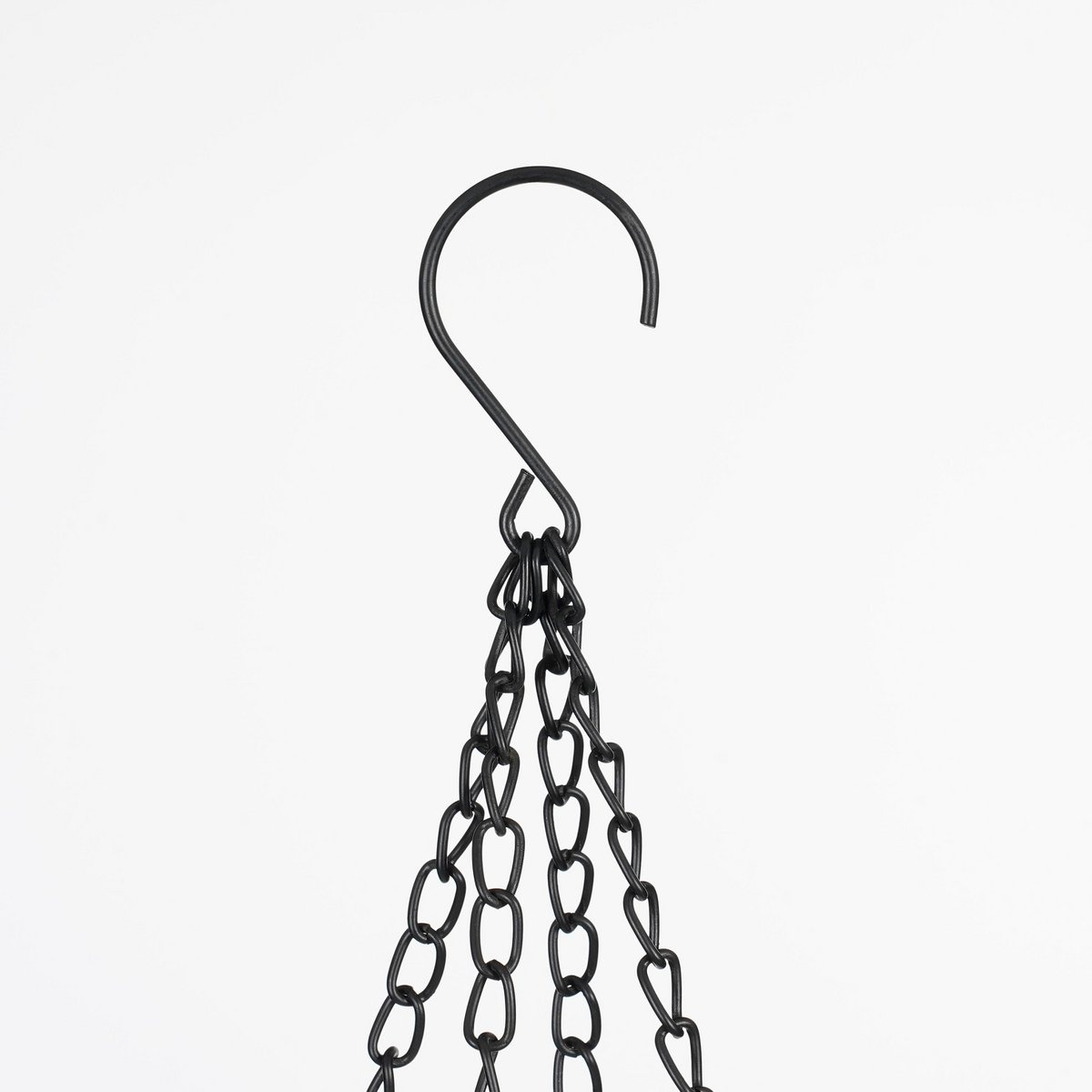 KantoormeubelenPlus Callee Hangende Mand voor Planten - L42,5 x B21 x H76 cm - Metaal - Zwart