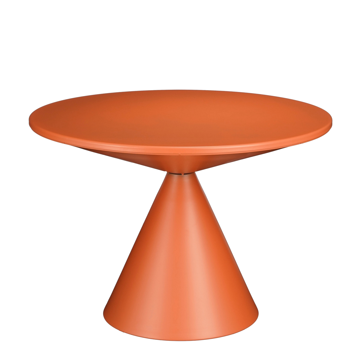 KantoormeubelenPlus Royale Bijzettafel - H42 x Ø60 cm - Metaal - Oranje