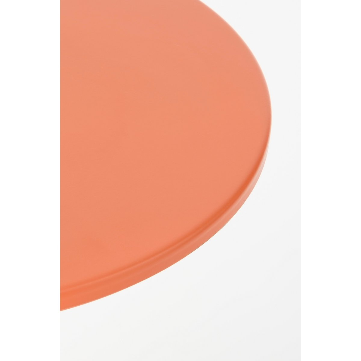 KantoormeubelenPlus Royale Bijzettafel - H42 x Ø60 cm - Metaal - Oranje