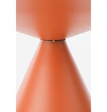 KantoormeubelenPlus Royale Bijzettafel - H42 x Ø60 cm - Metaal - Oranje