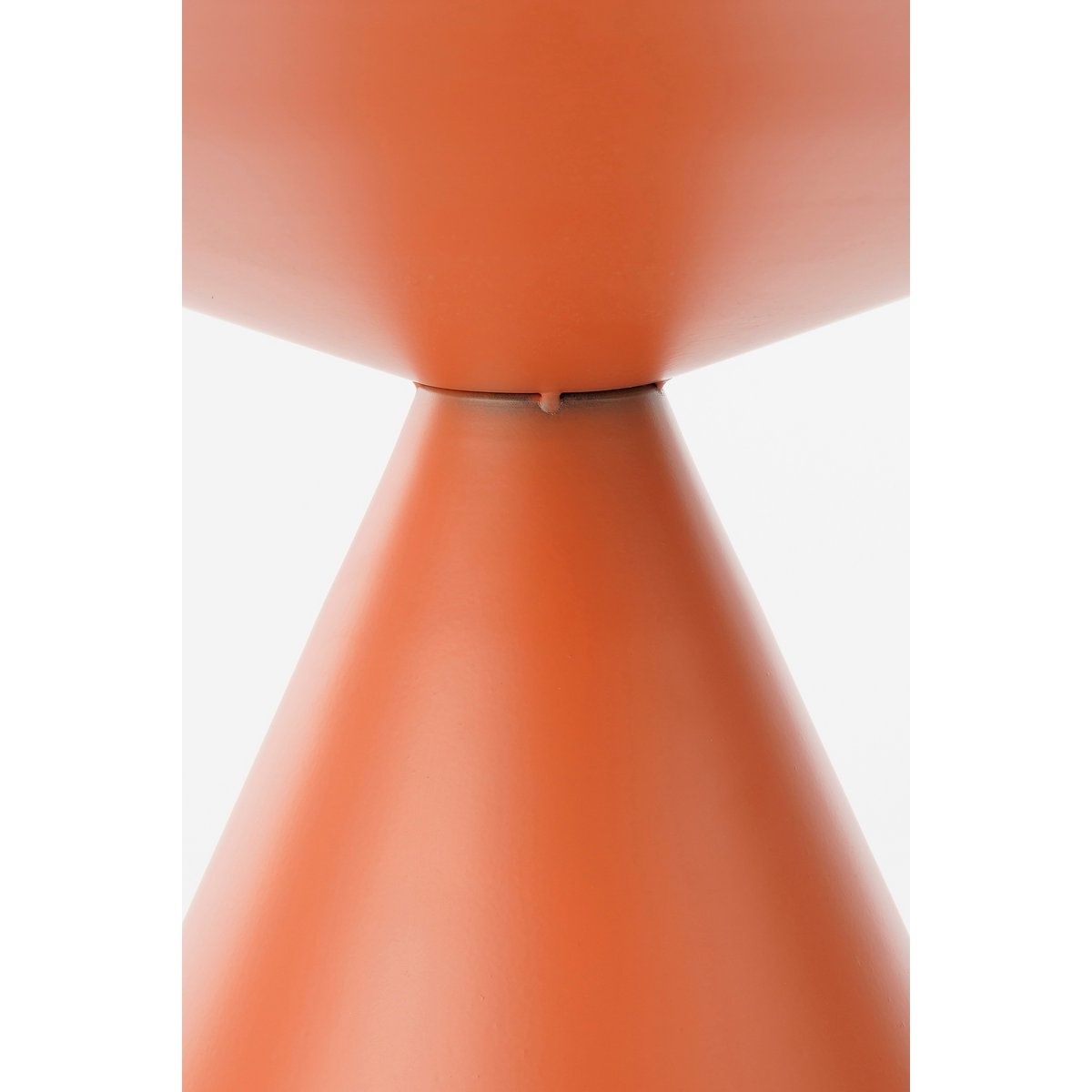 KantoormeubelenPlus Royale Bijzettafel - H42 x Ø60 cm - Metaal - Oranje