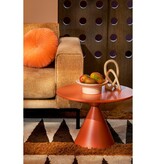 KantoormeubelenPlus Royale Bijzettafel - H42 x Ø60 cm - Metaal - Oranje