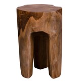 KantoormeubelenPlus Rose Teak Kruk