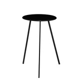 KantoormeubelenPlus Seatle Bijzettafel voor Buiten - H58 x Ø38 cm - Metaal - Zwart