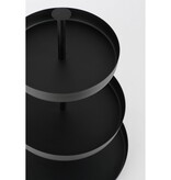Etagere 3-Laags - H43,5 x Ø30 cm - Zwart