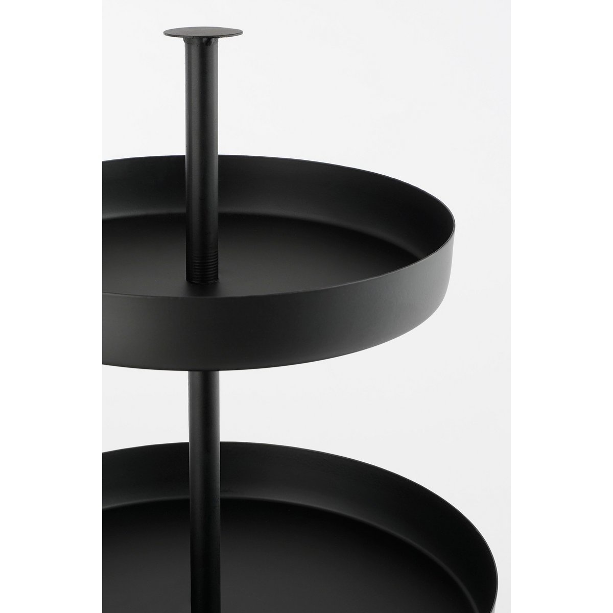 Etagere 3-Laags - H43,5 x Ø30 cm - Zwart