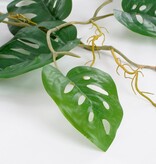 KantoormeubelenPlus Monstera Kunstplant Slinger - L115 x B34 x H10 cm - Groen