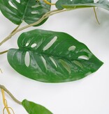 KantoormeubelenPlus Monstera Kunstplant Slinger - L115 x B34 x H10 cm - Groen
