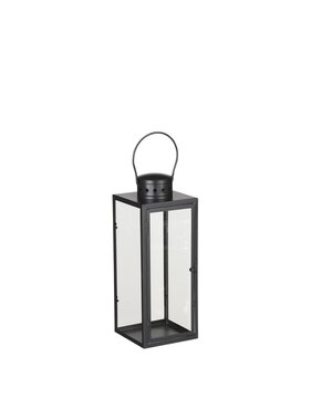 KantoormeubelenPlus Arzilla Lantaarn - L13,5 x B13 x H34,5 cm - Zwart