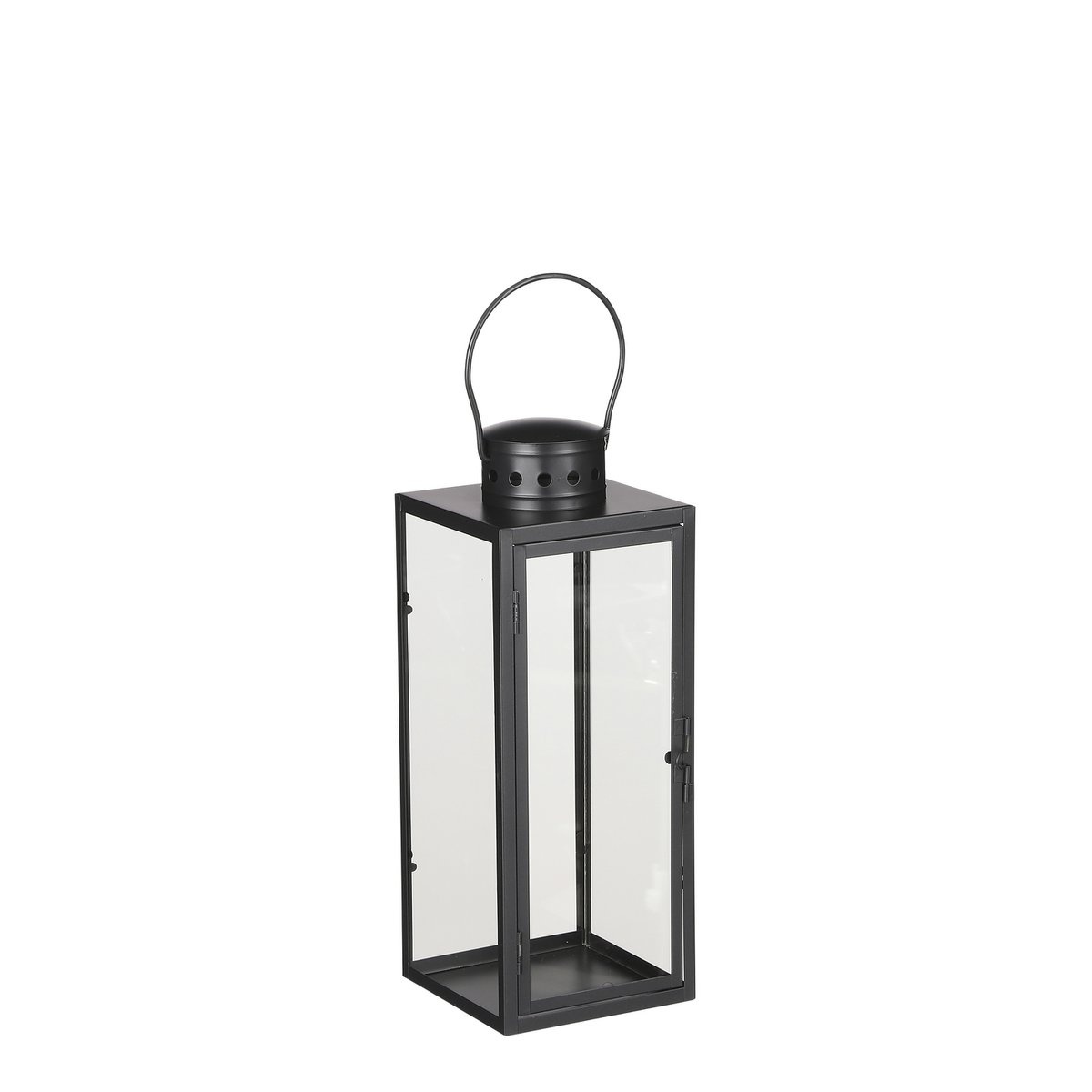KantoormeubelenPlus Arzilla Lantaarn - L13,5 x B13 x H34,5 cm - Zwart