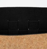 KantoormeubelenPlus Opbergmand - Set van 3 - L40 x B30 x H30 cm - Kurk/Vilt - Zwart