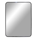 KantoormeubelenPlus Madrid Spiegel - Zwart