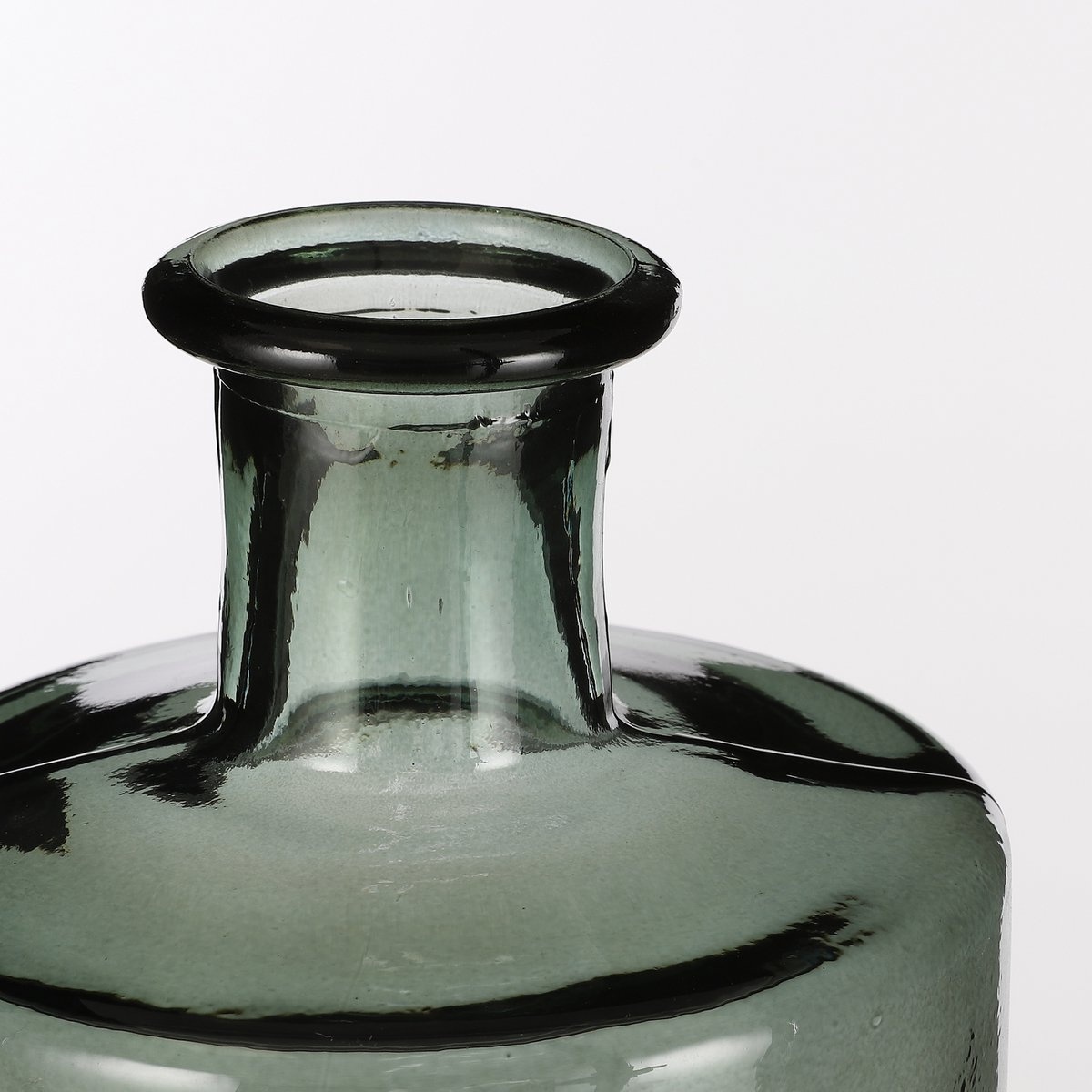 KantoormeubelenPlus Guan Fles Vaas - H40 x Ø15 cm - Gerecycled Glas - Groen