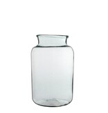KantoormeubelenPlus Vienne Vaas - H40 x Ø23 cm - Gerecycled Glas - Transparant
