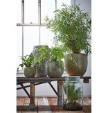 KantoormeubelenPlus Vienne Vaas - H40 x Ø23 cm - Gerecycled Glas - Transparant