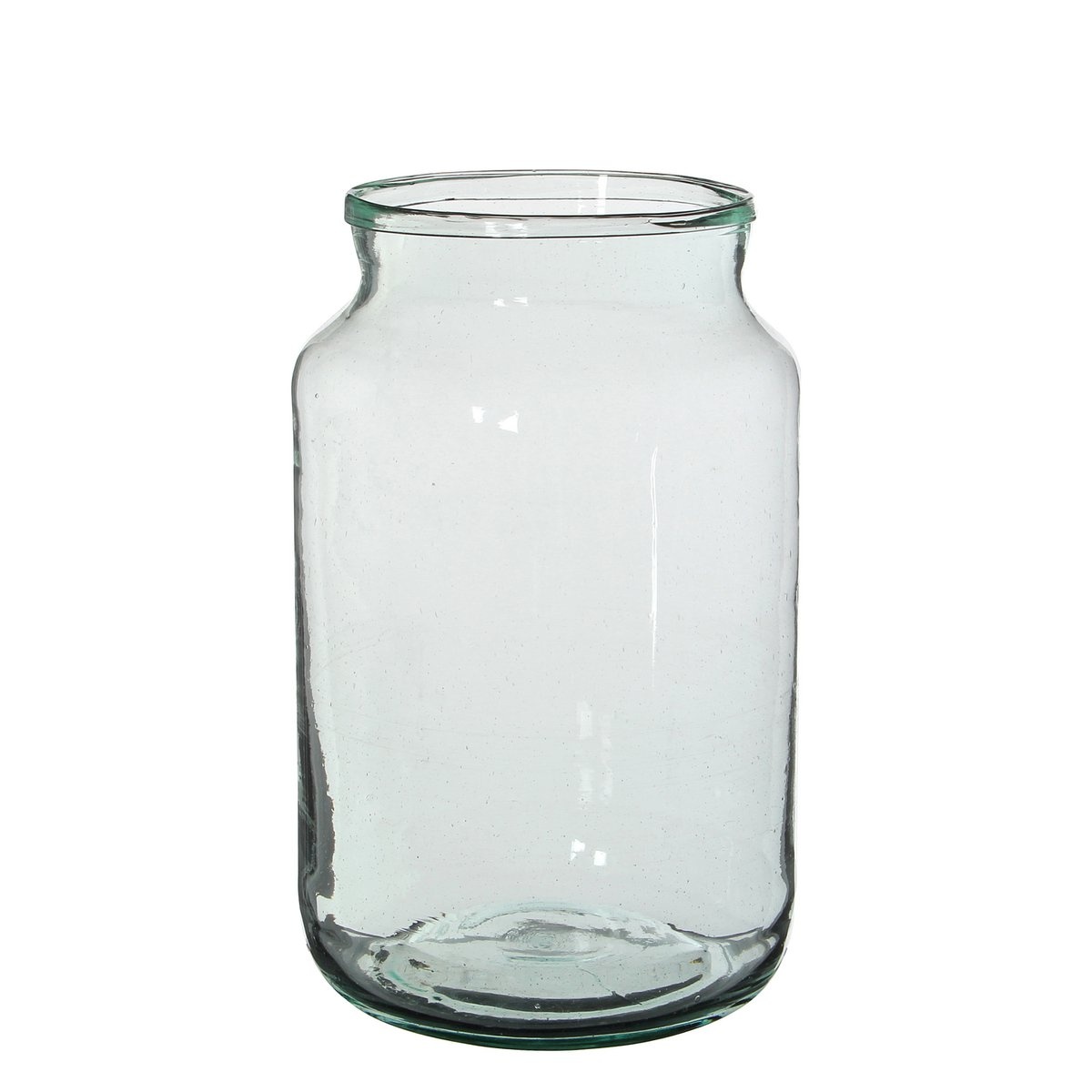 KantoormeubelenPlus Vienne Vaas - H30 x Ø18 cm - Gerecycled Glas - Transparant