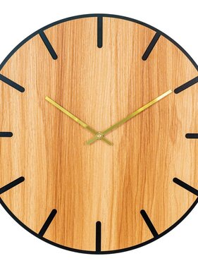 KantoormeubelenPlus Menton Wandklok - Natuur