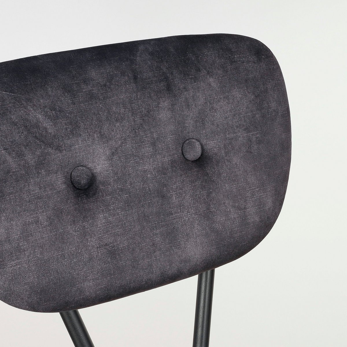 KantoormeubelenPlus Monroe Eetkamerstoel - Stof Adore - Anthracite