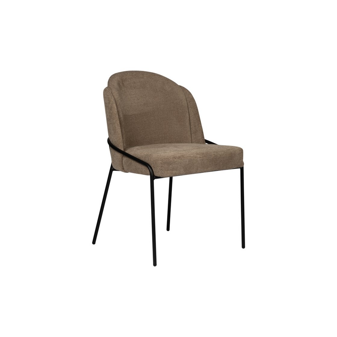 KantoormeubelenPlus Fjord stoel Bruin (Set van 2)