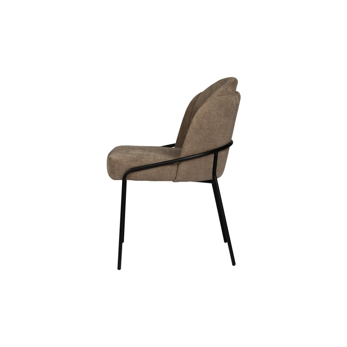 KantoormeubelenPlus Fjord stoel Bruin (Set van 2)